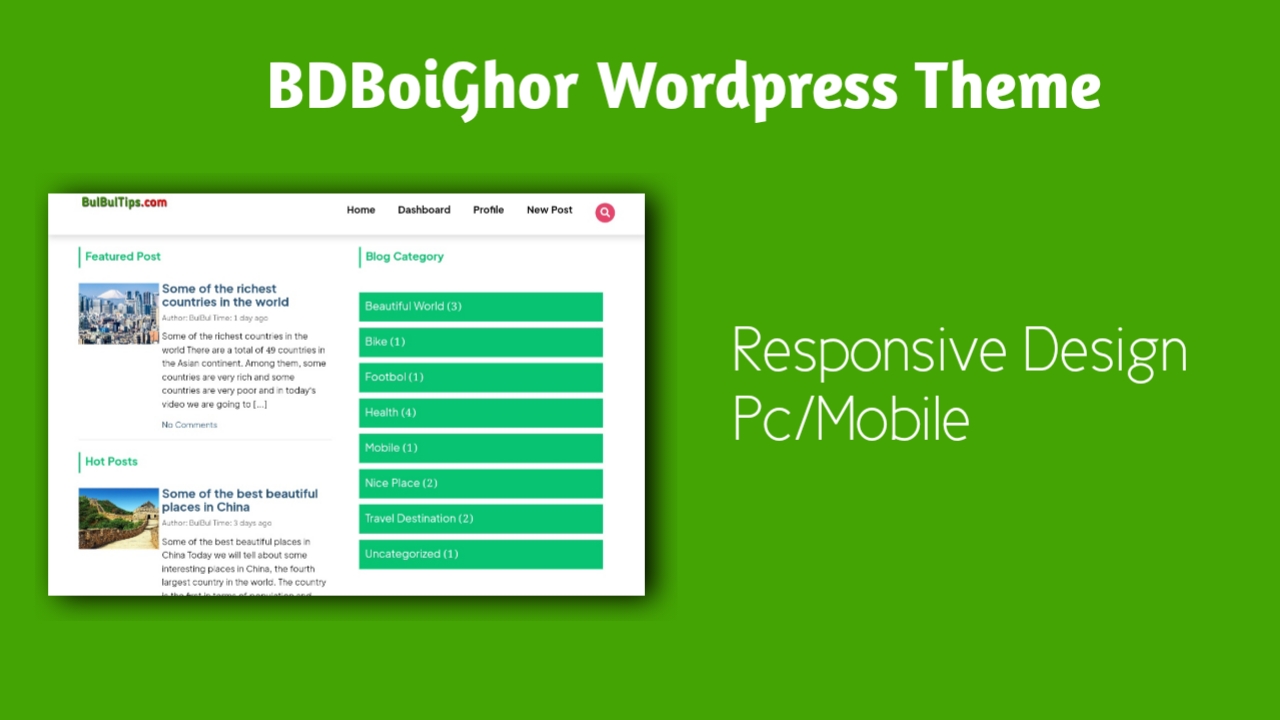 BDBoighor.com WordpressTheme With Report / Notification System | Best For Adsense Approval